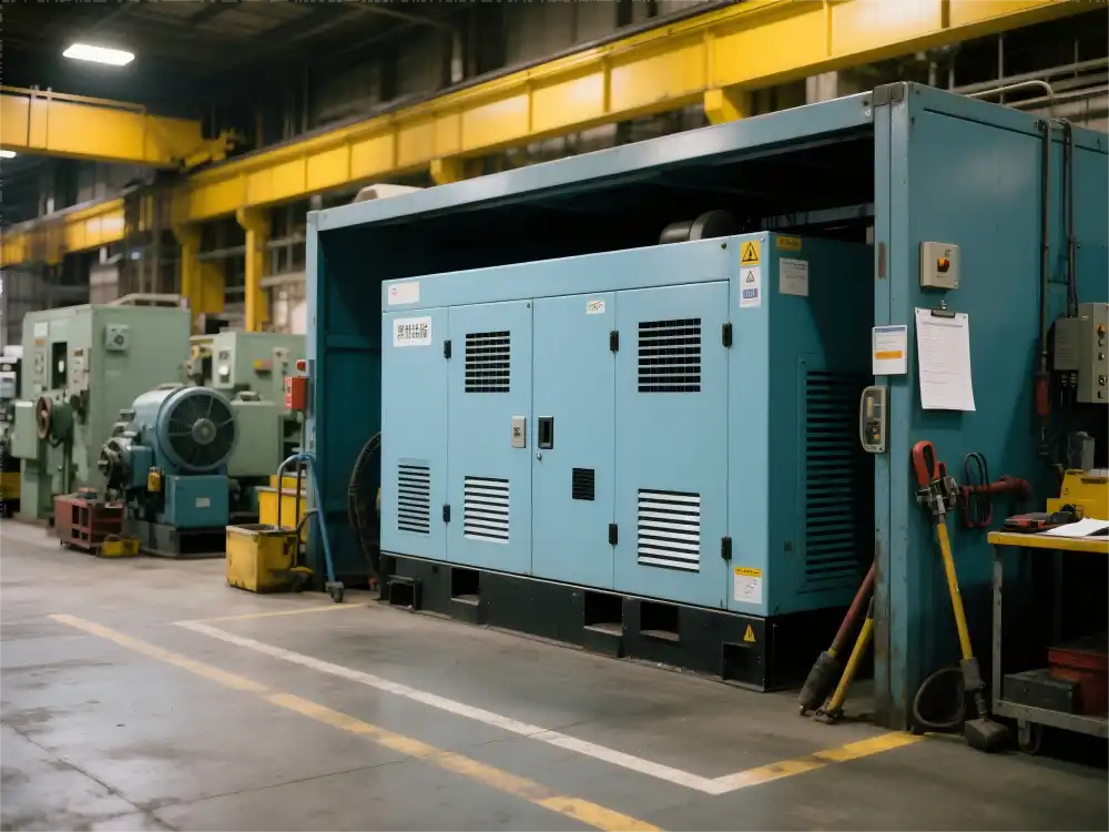 How to place the backup diesel generator when it is not in use?